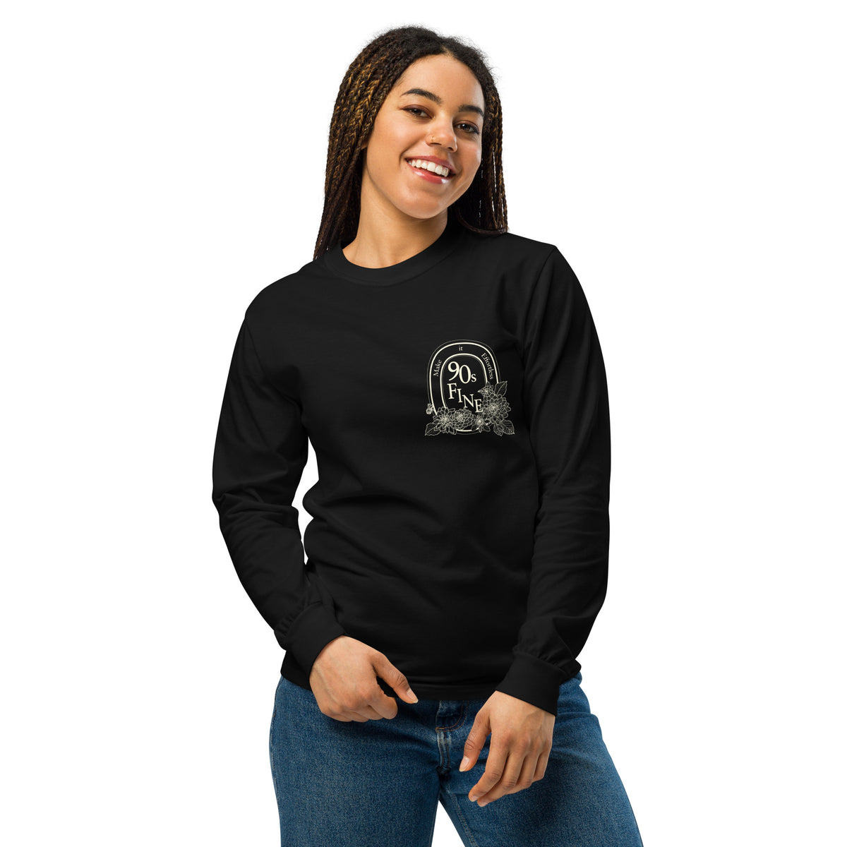 90s Fine Long-Sleeve Crewneck – WILD :: WITTED