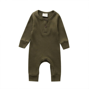 Ribbed Footless Onesie