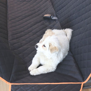 Waterproof Dog Car Seat Cover w/Zipper And Pocket