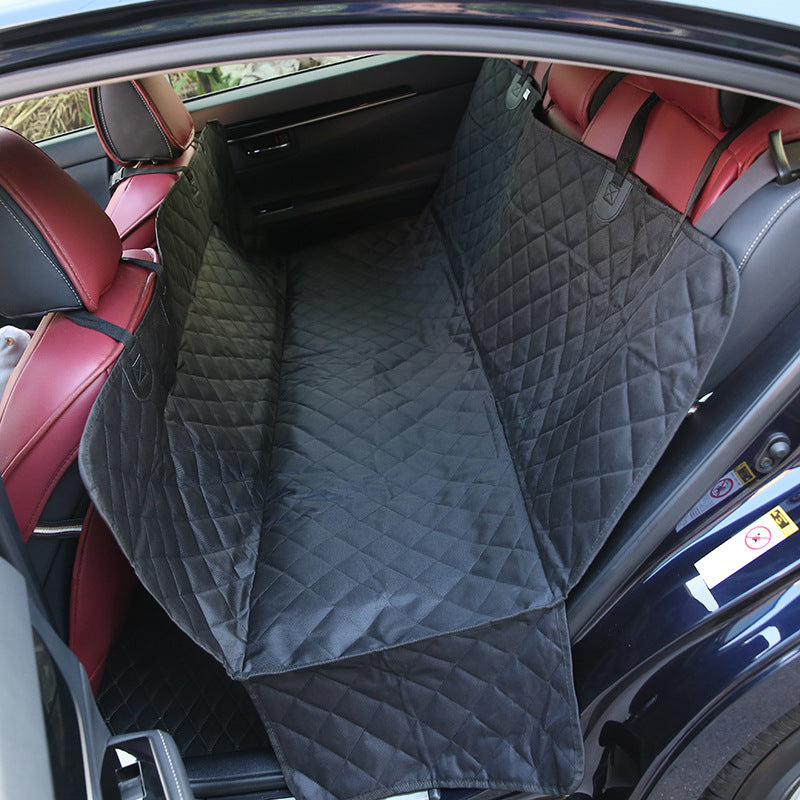 Waterproof Dog Car Seat Cover w/Zipper And Pocket